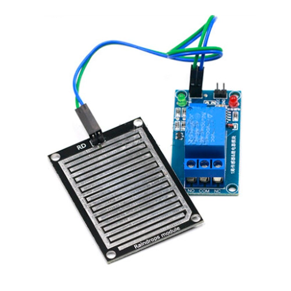 DC 12V Raindrops Controller Module Rain Sensor Module Foliar Moisture
