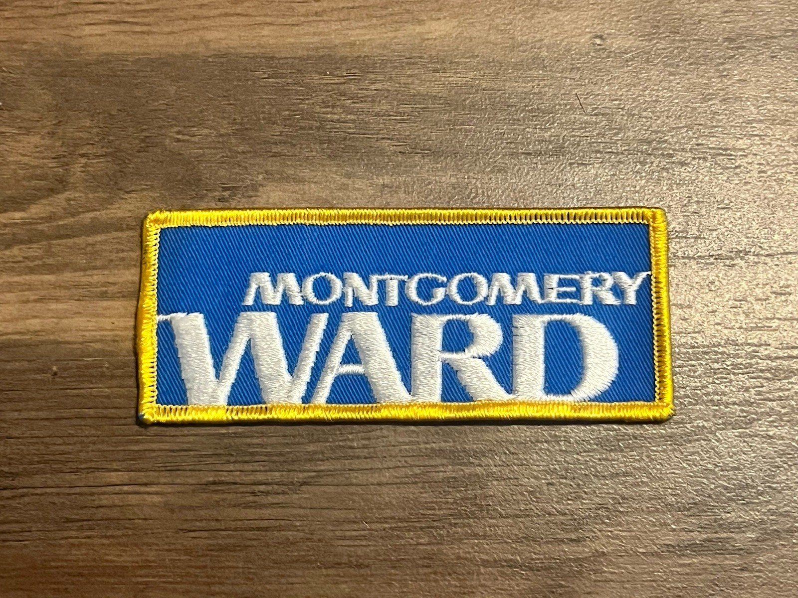 Vintage Montgomery Ward Sew On Patch Unused