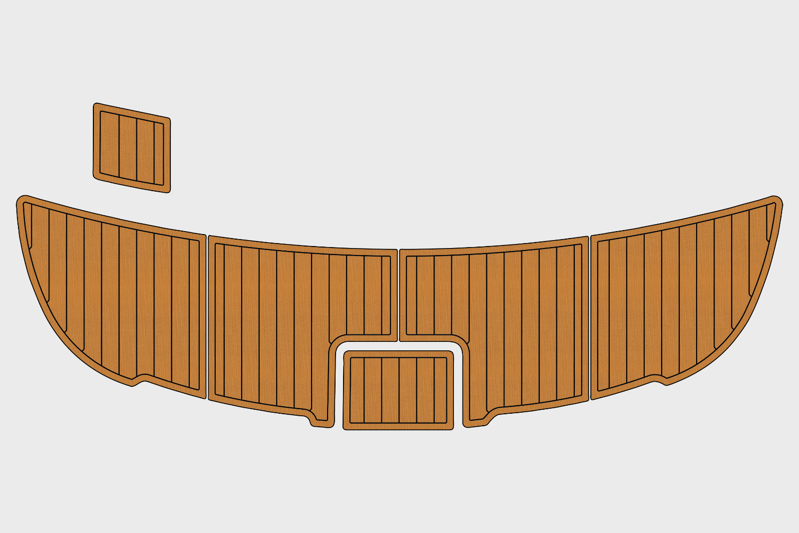 2013-2014 Chaparral 370 Signature Cockpit Swim platform 1/4"6mm EVA Foam floor