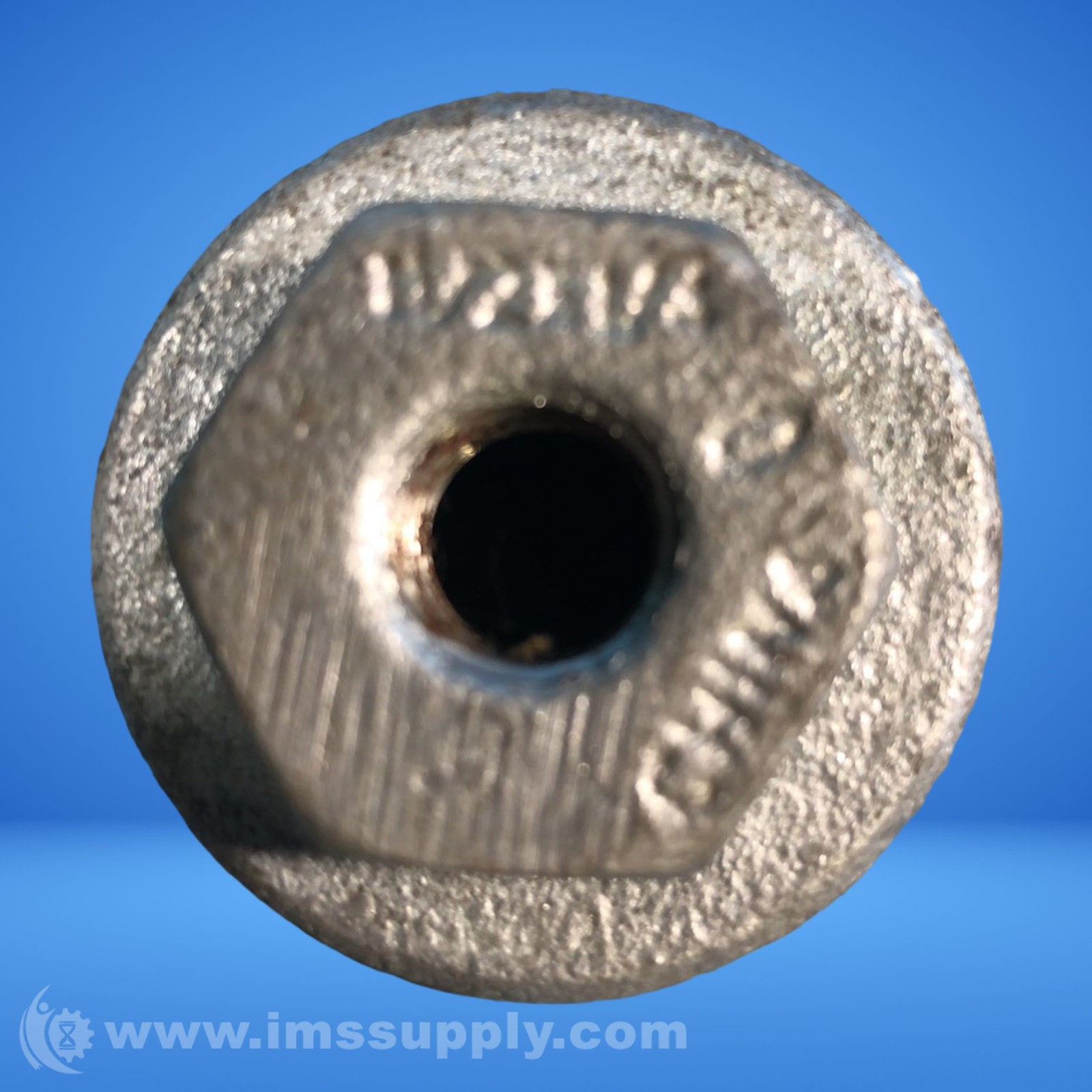 Galvanized Hex Head Square Plug 2" x 2" x 2" FNIP