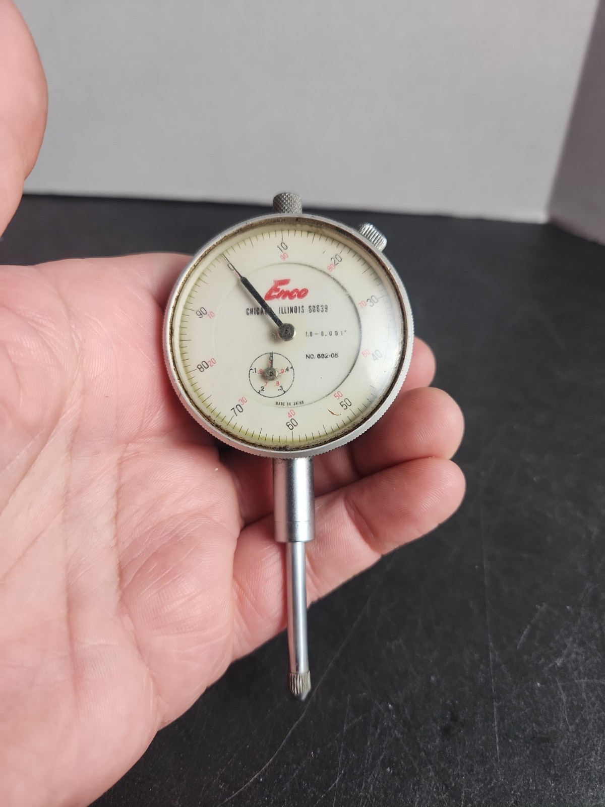 Enco No 682-05 1.0-0.001” Dial Indicator