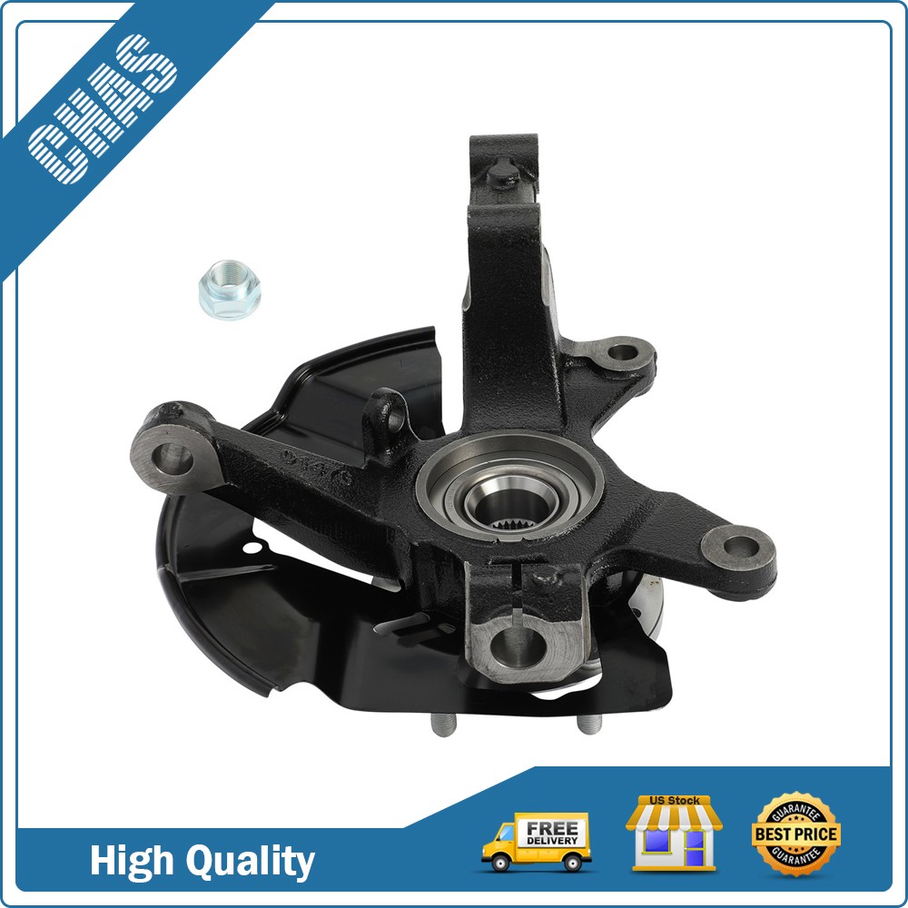 Front Left Steering Knuckle & Wheel Hub Bearing For Mazda CX-7 07-12 CX-9 07-15
