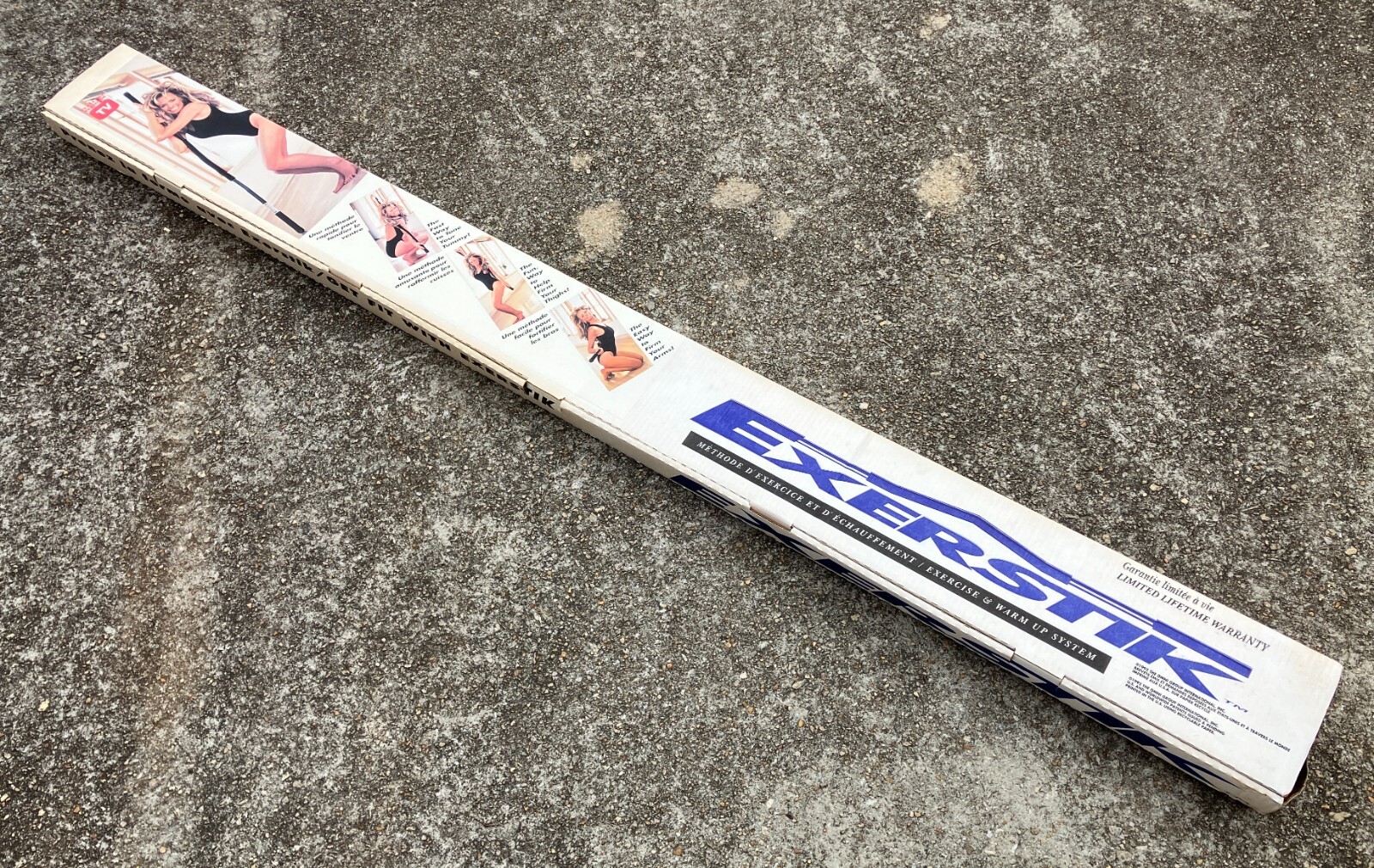 Vintage 1992 Farrah Fawcett Exerstik Exercise & Warm Up Bar NOS In Box Exerstick