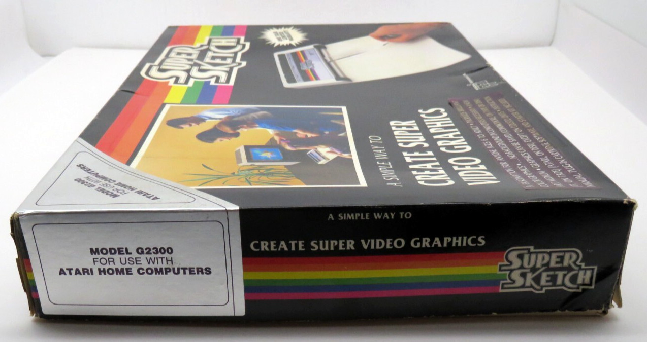 Super Sketch G2300 (1984) for Atari Home Computers Video Graphics #1