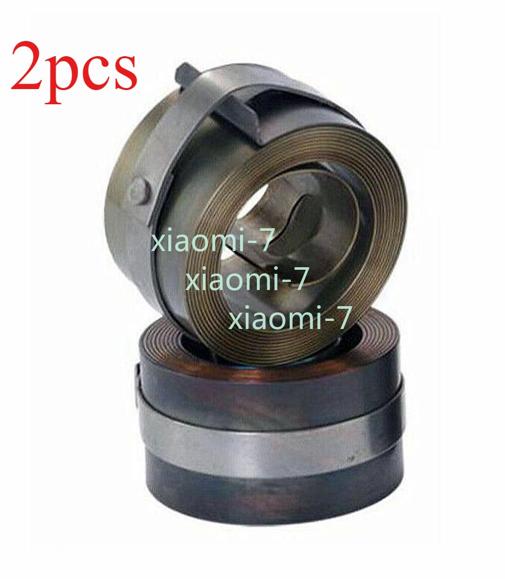 2Pc Milling Machine Tool Spindle Quill Return Clock Spring R8 25mm CNC Mill Part