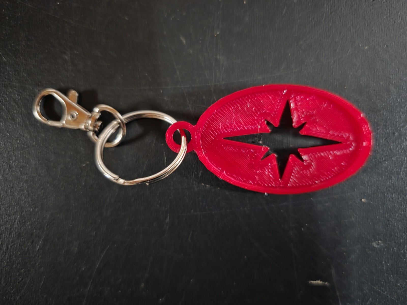 Polaris Star Logo Keychain