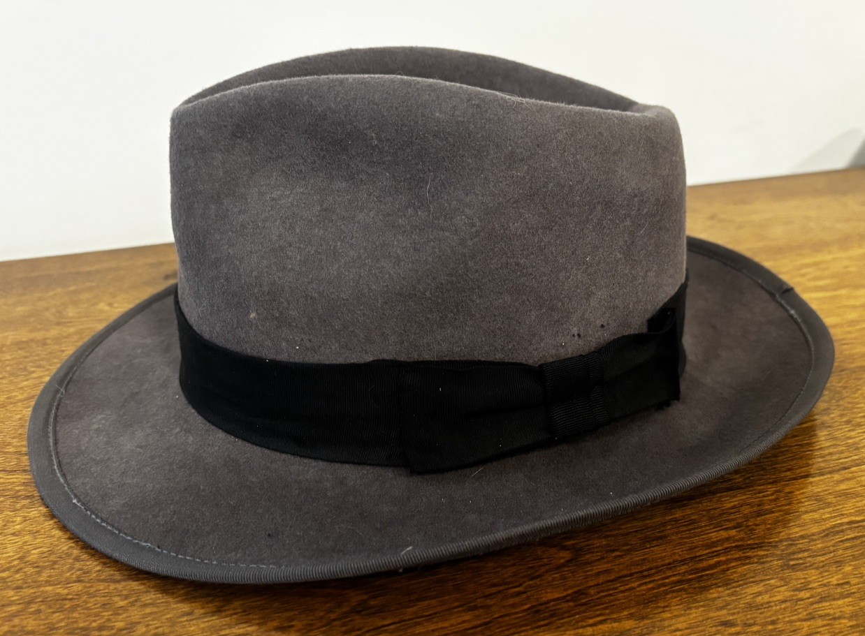 Hat Dorfman Pacific Scala Classico 100% Wool Felt Hat, gray, Size Medium
