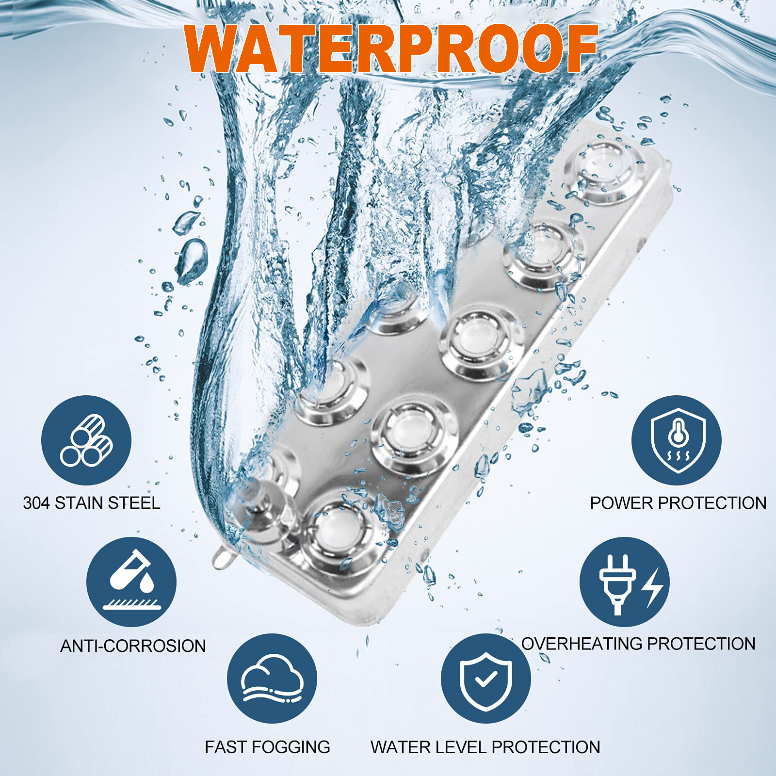 12 Head Ultrasonic Mist Maker Pond Fogger Machine for Hydroponics Landscape 110V