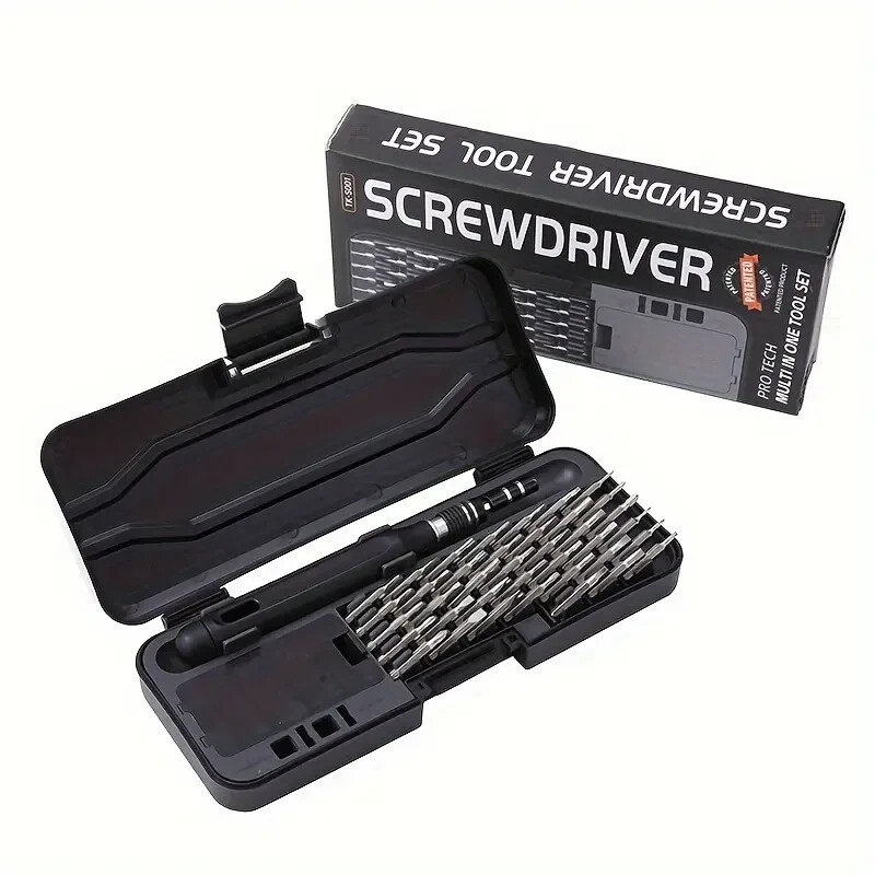 38 In 1 Precision Screwdriver Set Mobile Phone Laptop Computer Tool Kit(Black)