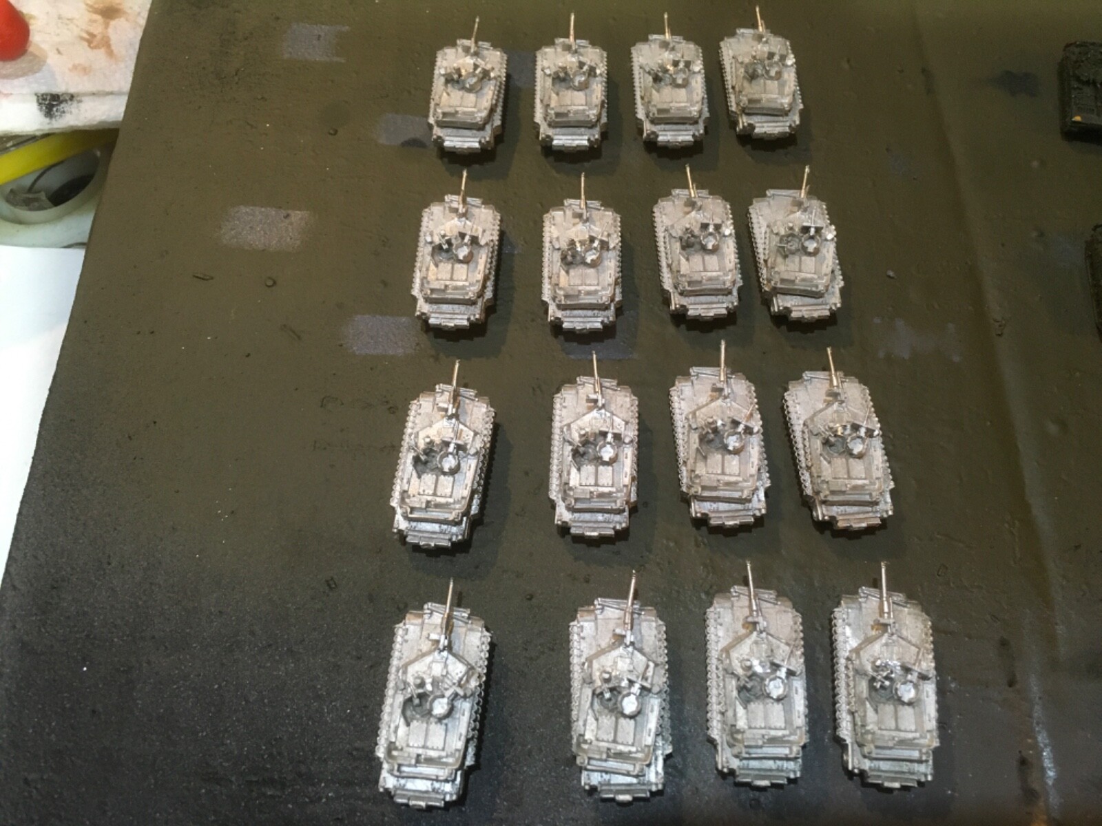 4 GHQ M1A2 TUSK 2 Abrams 1/285 Modern Micro Armor 6mm NATO War USA REDUCED 12.99