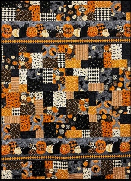 Pumpkin Patch Quilt Pattern-A Fat Quarter Quilt