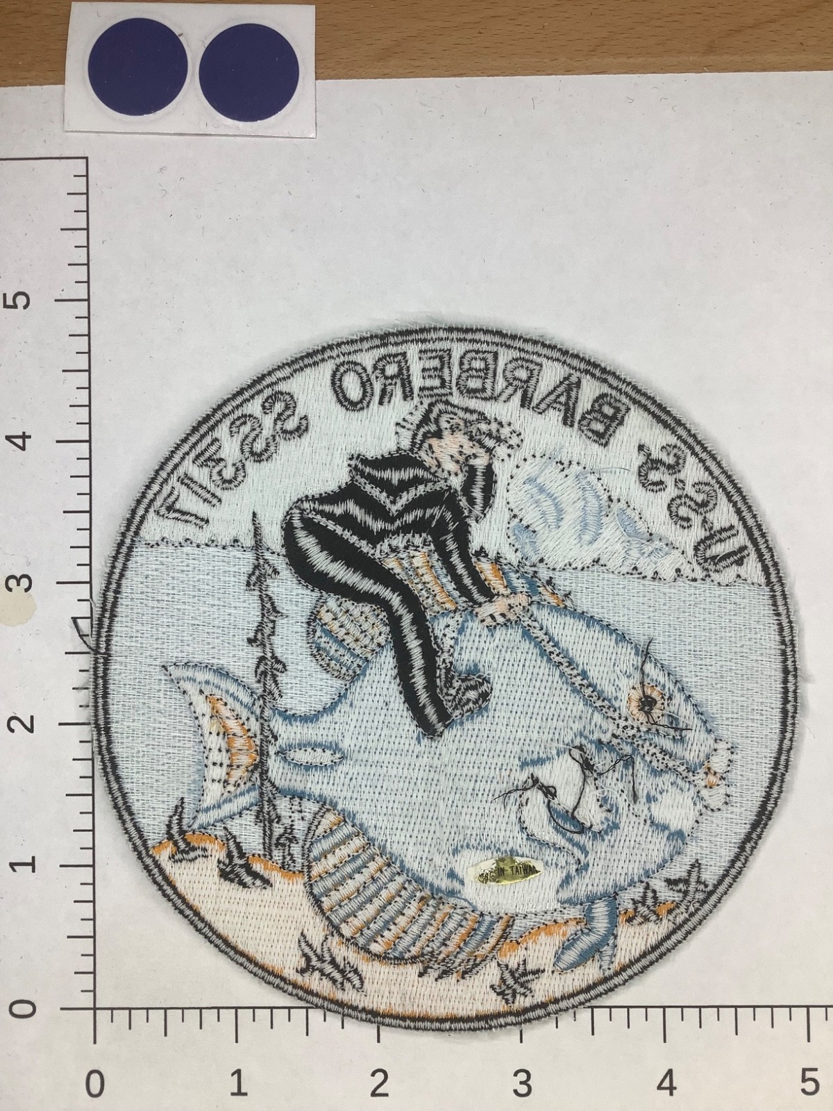 USS BARBERO SS-317 SUBMARINE PATCH