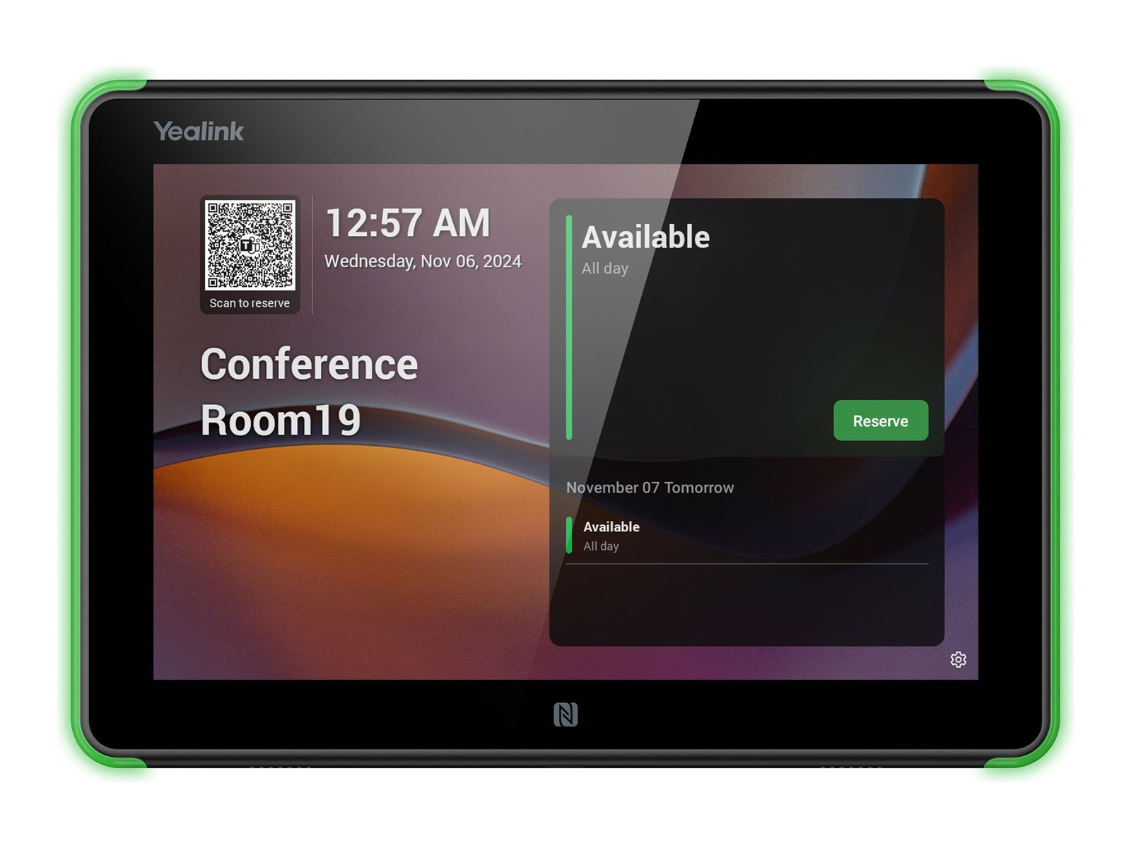 Yealink RoomPanel E2 Meeting Room Scheduler (1303172)
