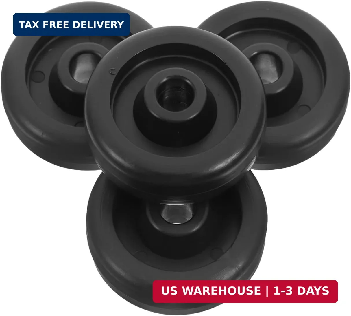 Fitness Equipment Replacement Wheels 4 Pack 2.08In Exercise Roller Wheels for Tr