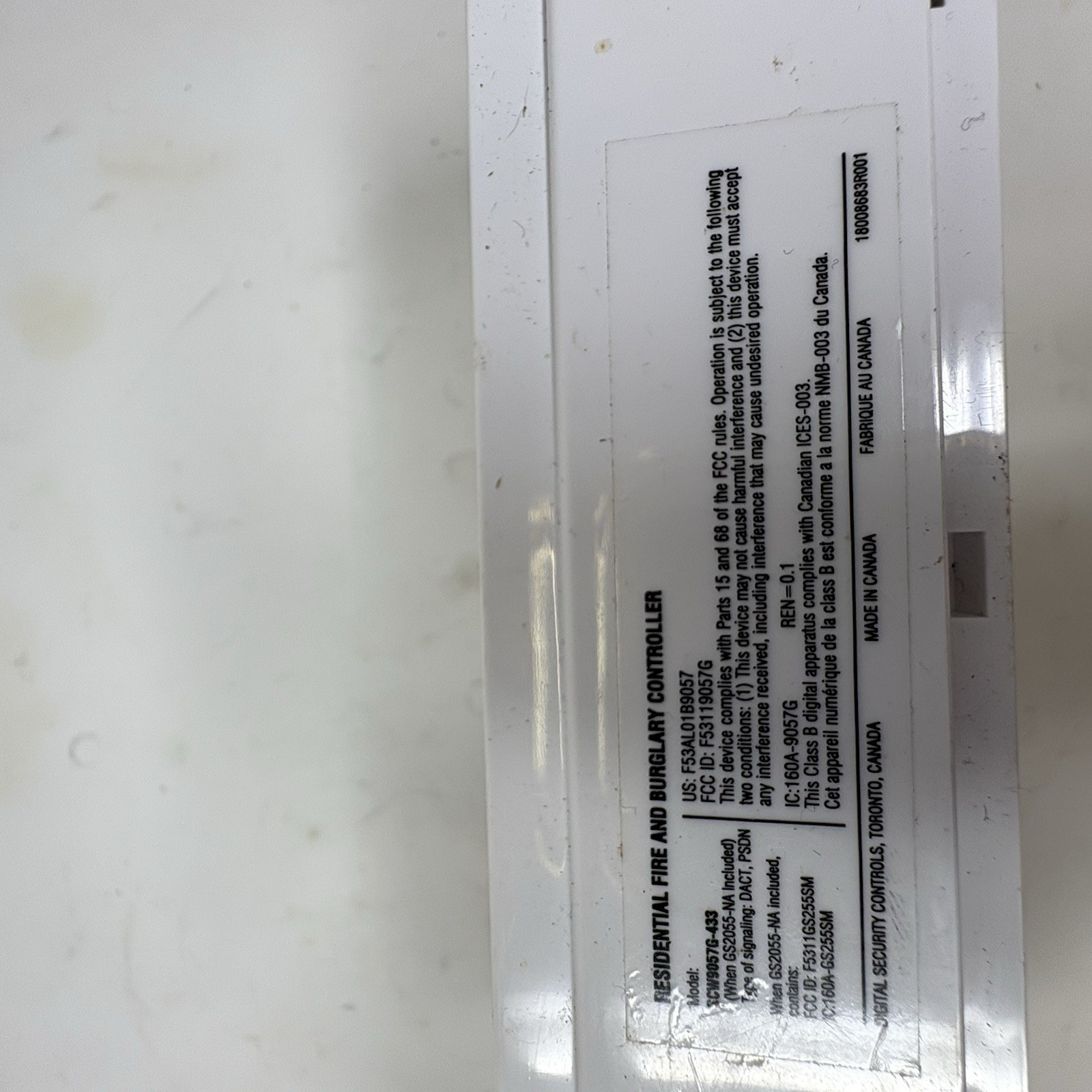 ADT Impassa Alarm Control Panel & Sensors Untested As Is