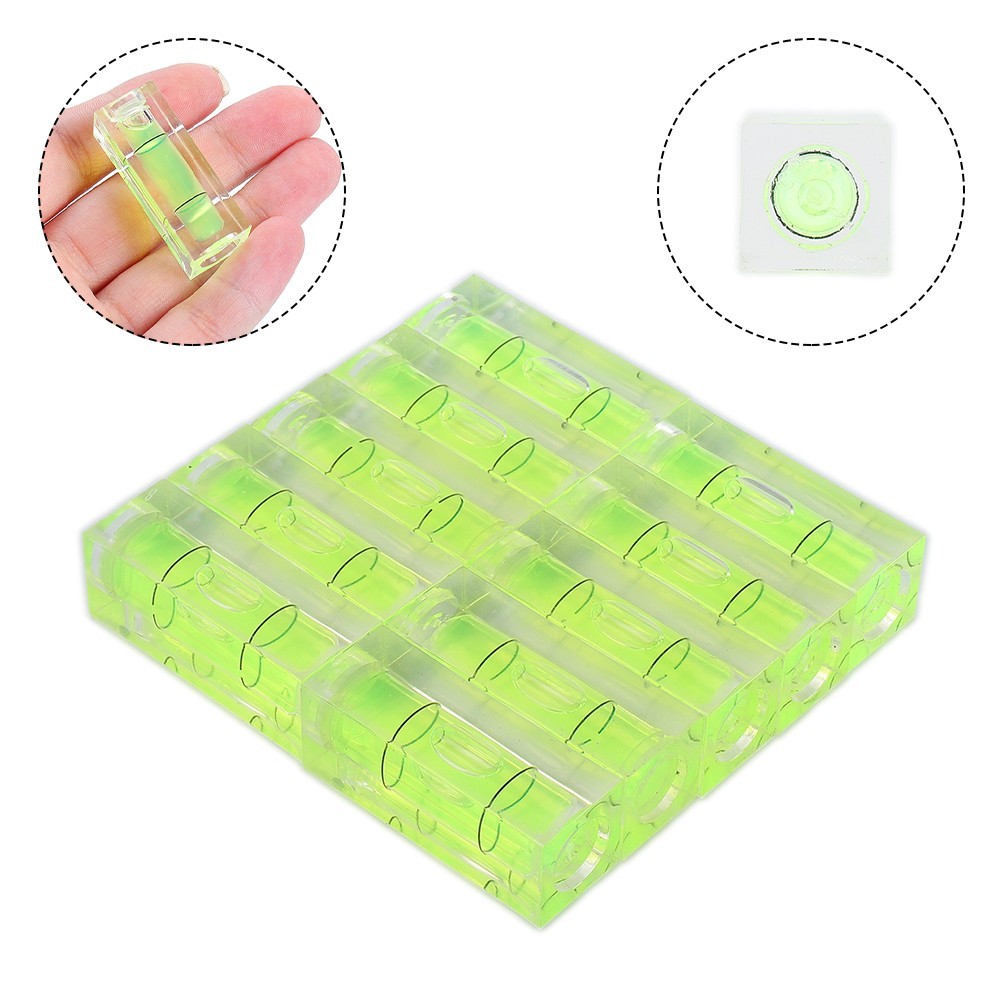 5/10x Square for MINI S-pirit Level Bubble Small Leveller Fits Leveling Tubular