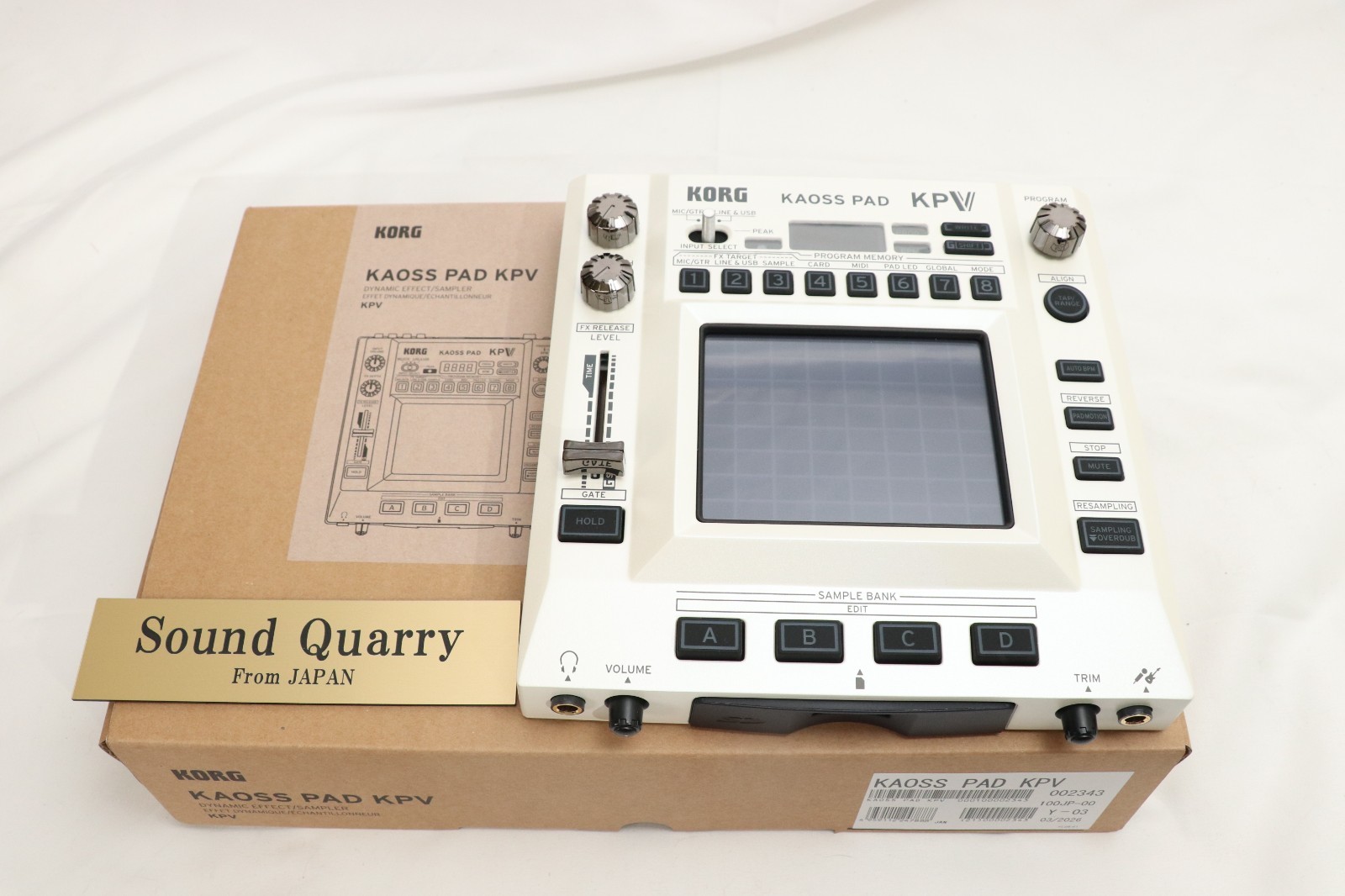 KORG KAOSS PAD V Multi FX Sampler Vocal Guitar USB Interface
