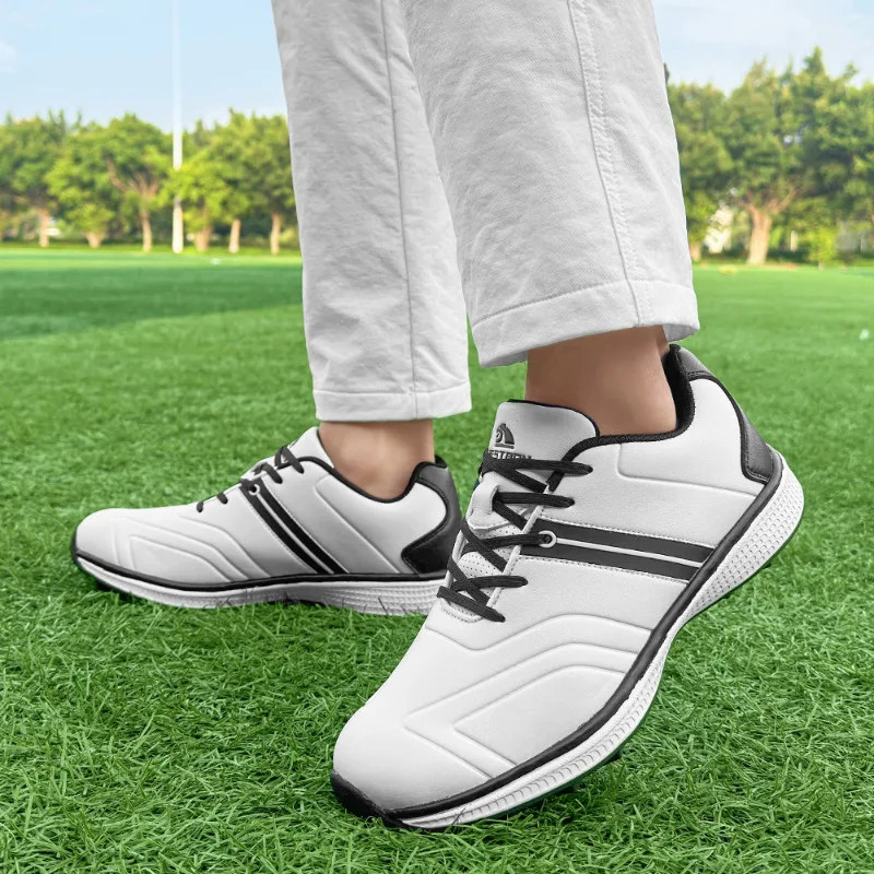 Men's Golf Shoes Breathable Anti Slip Golfers Footwears Training Golfing Sneaker