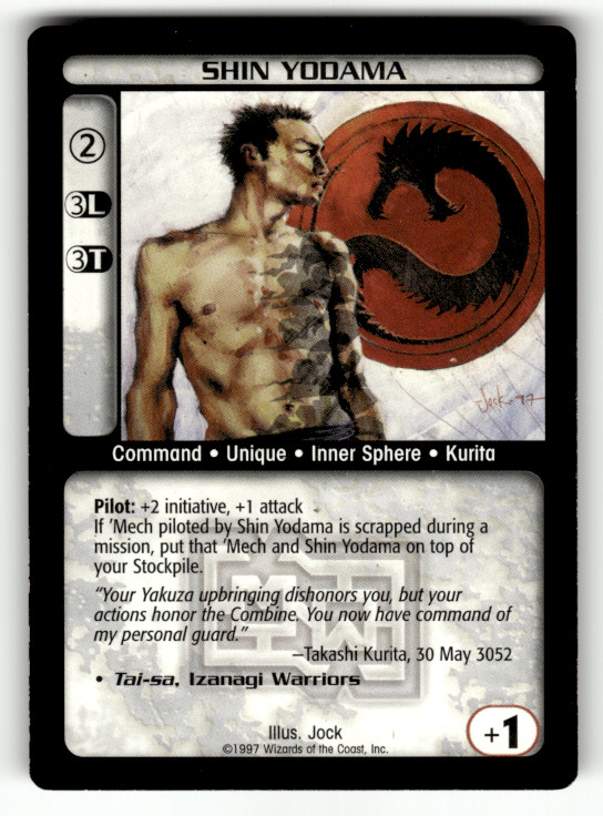 Battletech Shin Yodama 1997 Wizards of the Coast TCG CCG