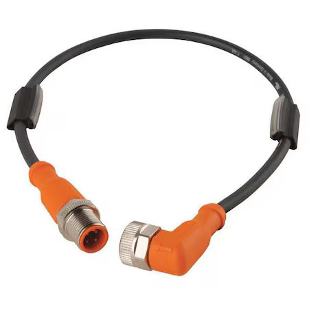 Ifm Evc015 Cordset, 5 Pin, Receptacle, Female