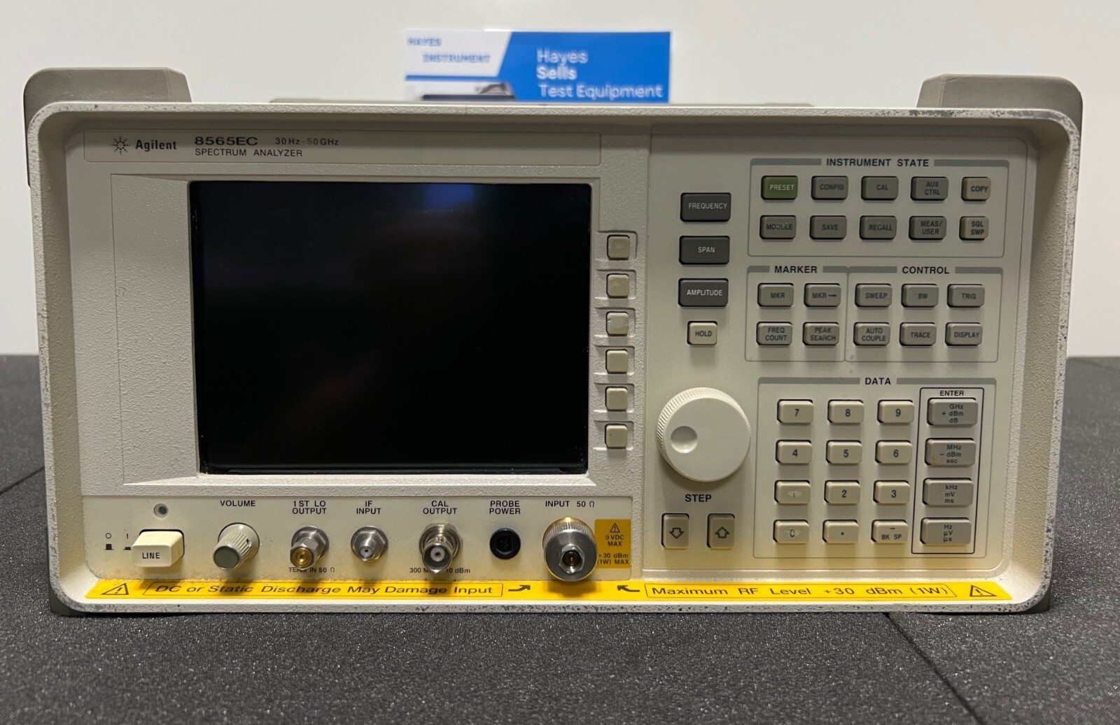 HP / AGILENT 8565EC 30 Hz to 50 GHz RF Spectrum Analyzer w/ Options 006/007!!