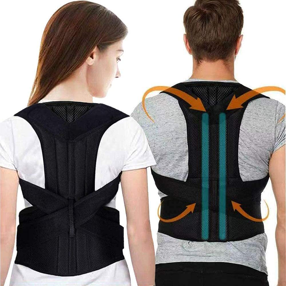 Heavy Duty Posture Corrector Breathable Neoprene & Lower Back Pain Relief