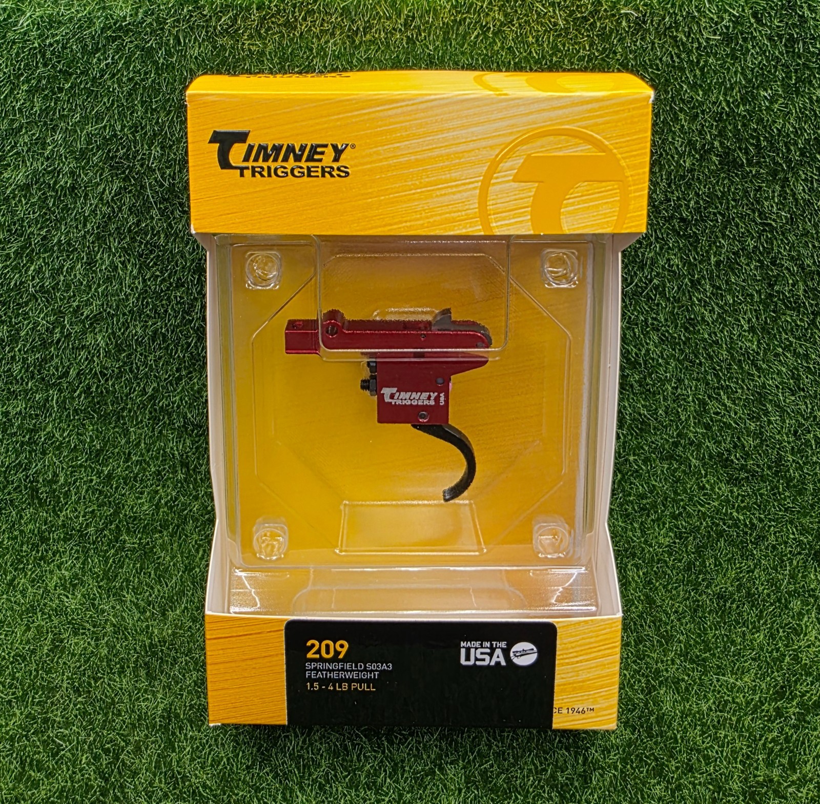 Timney Springfield Featherweight S03A3/M1903 Adj 1.5-4lb Pull Curved Trigger 209