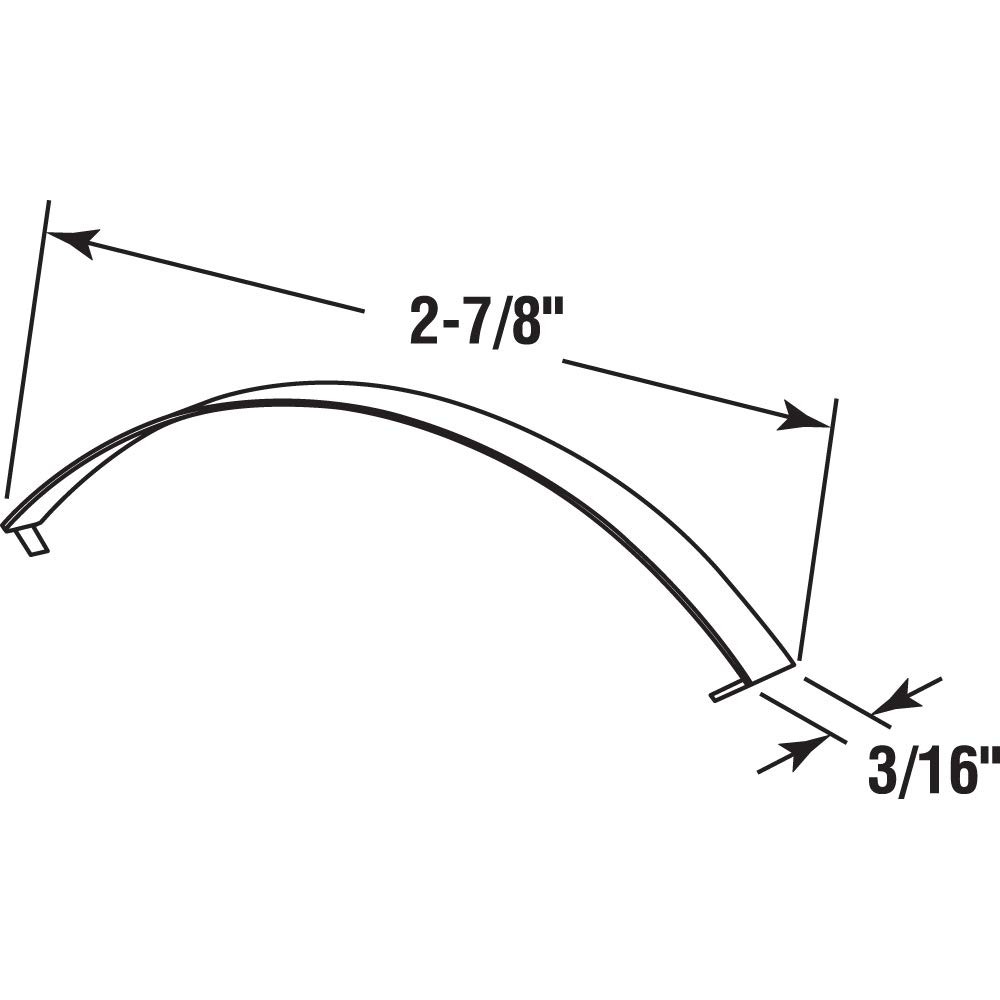 Prime-Line L 5527 3-1/8 In. Window Screen Tension Springs, Round Top, Steel (...