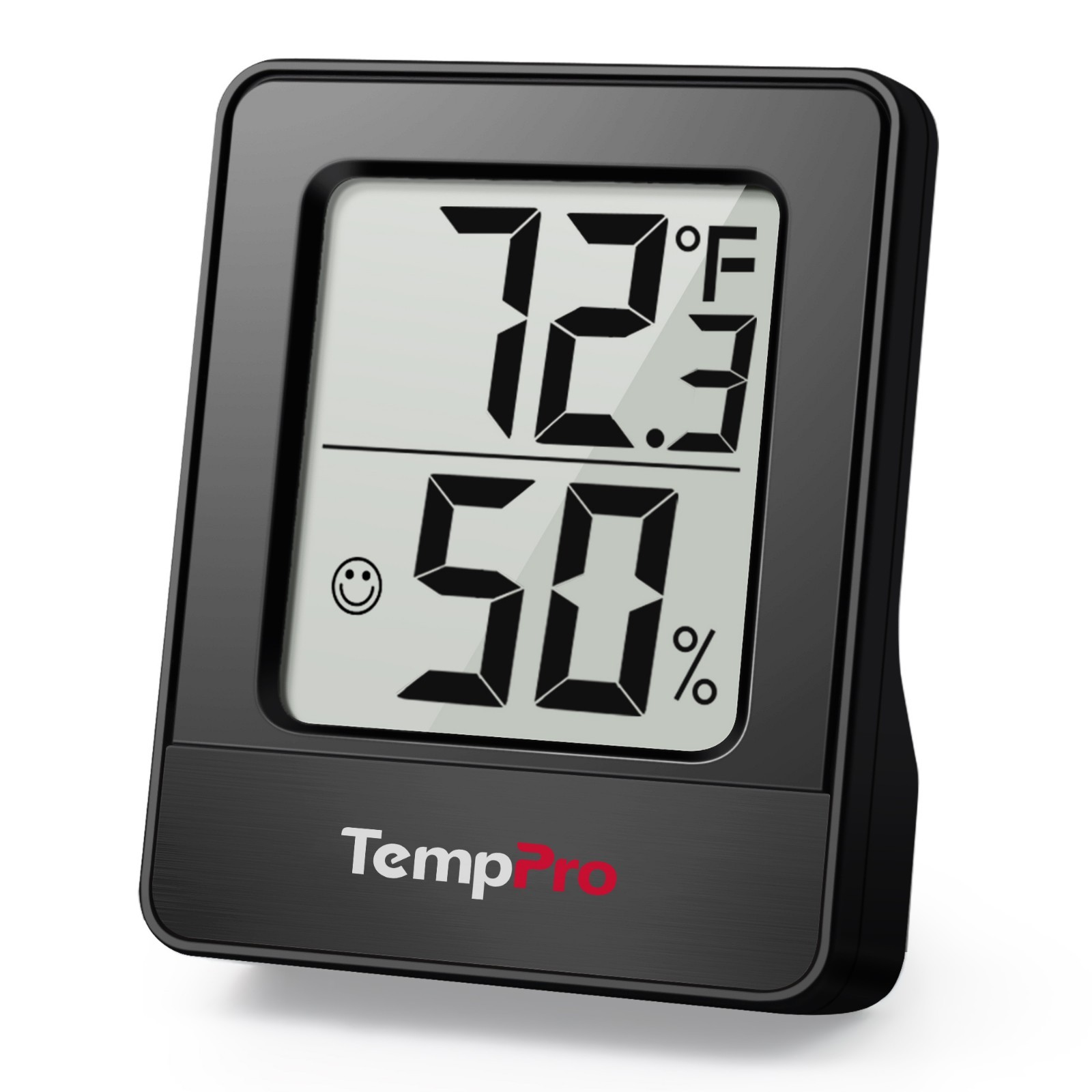 TempPro TP49BW Digital Indoor Hygrometer Thermometer ±1°F Accuracy Comfort Indic