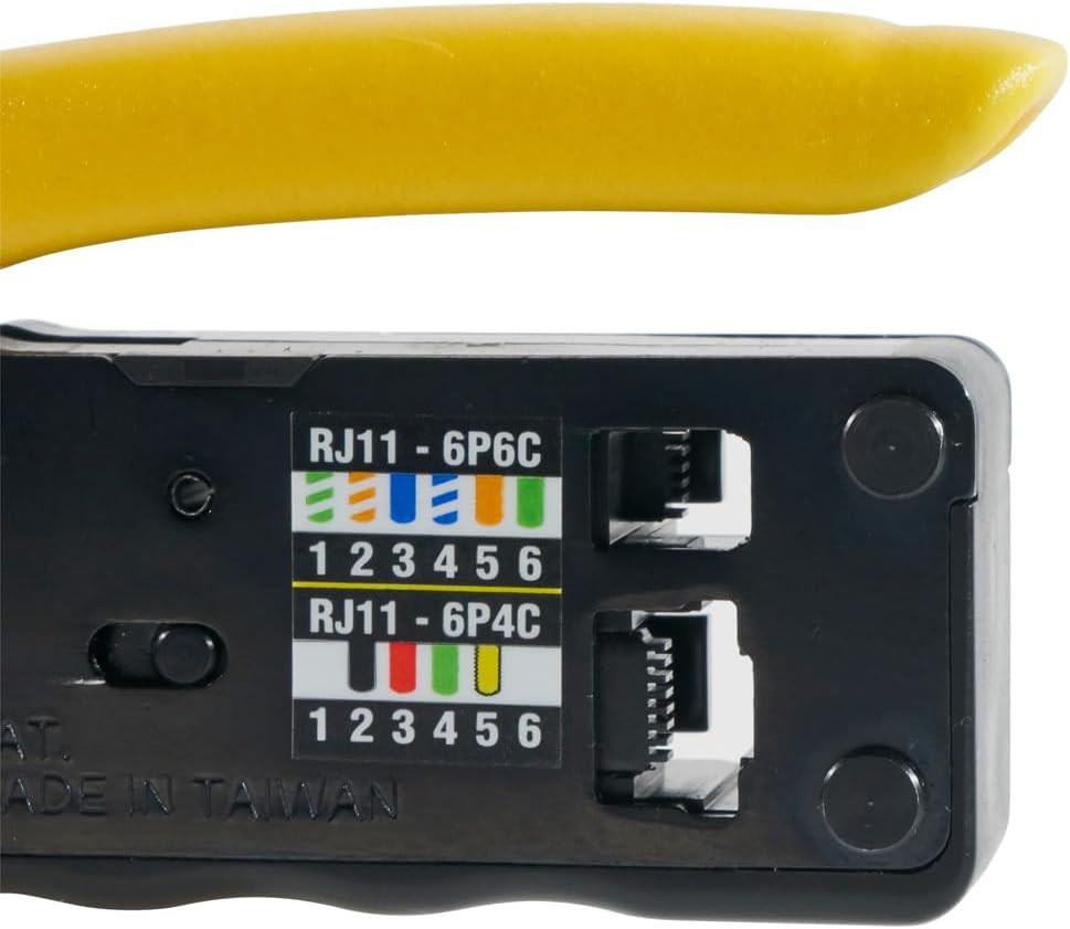 VDV226-107 Compact Ratcheting Modular Data Cable Crimper/Wire Stripper/Wire Cutt