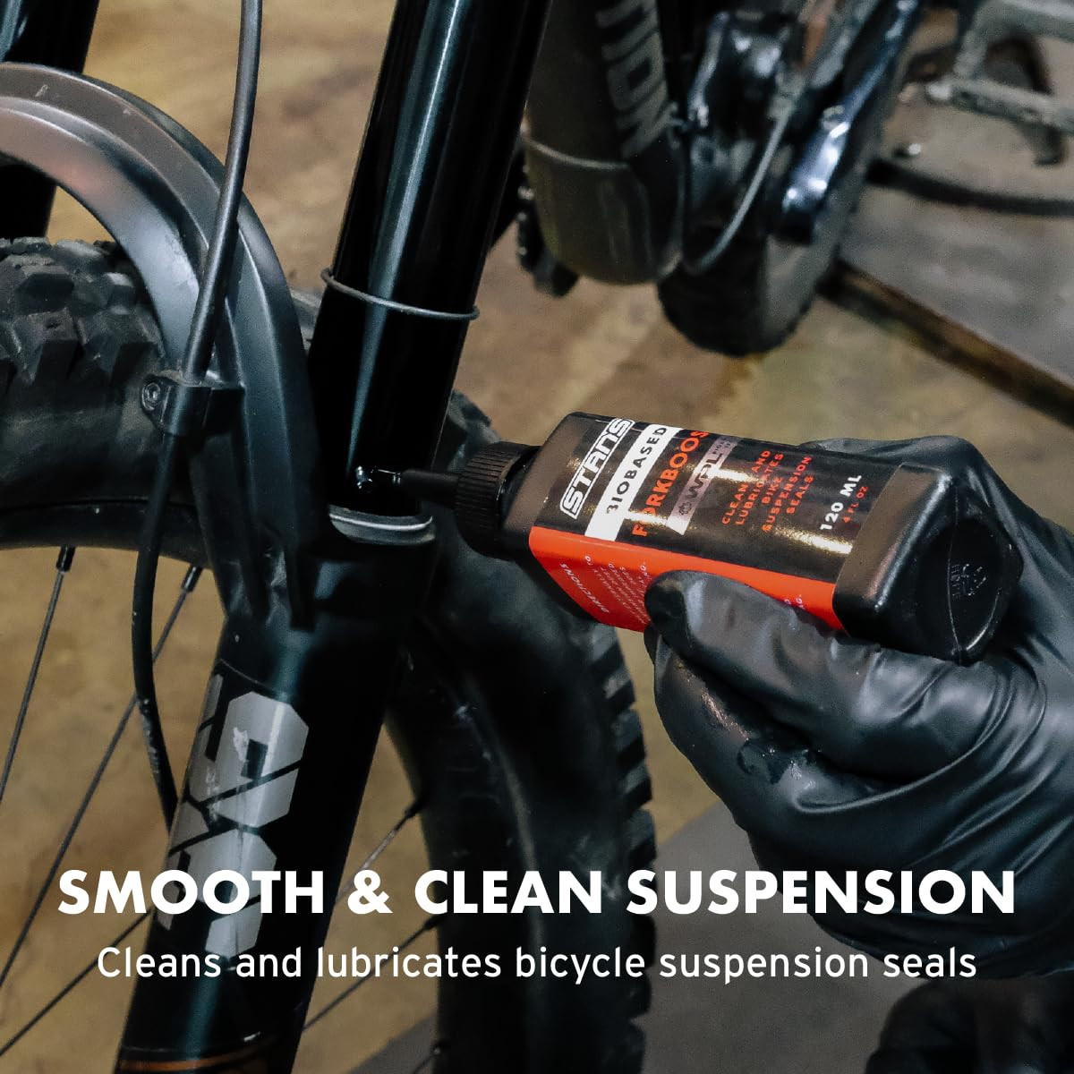 Stan's Biobased Forkboost Suspension Enhancement