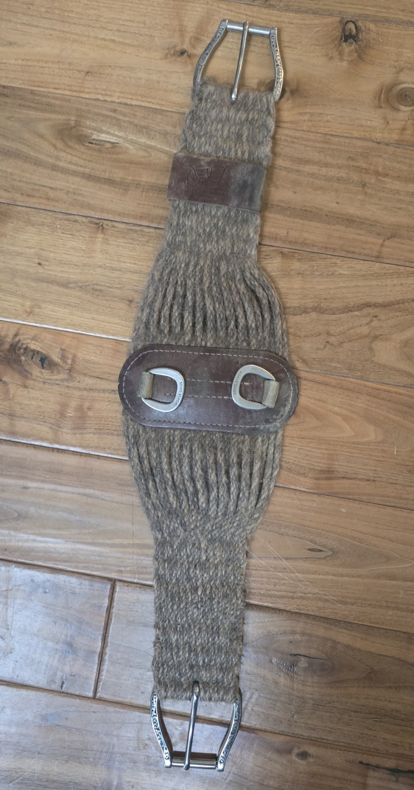 Horse Shoe Brand Mohair Cinch 31" Western Roper String Brown Cowboy Horse Natura