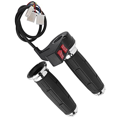 Throttle Grip, 1Pair 3 Speed Control Throttle Handle Grips for Electric with