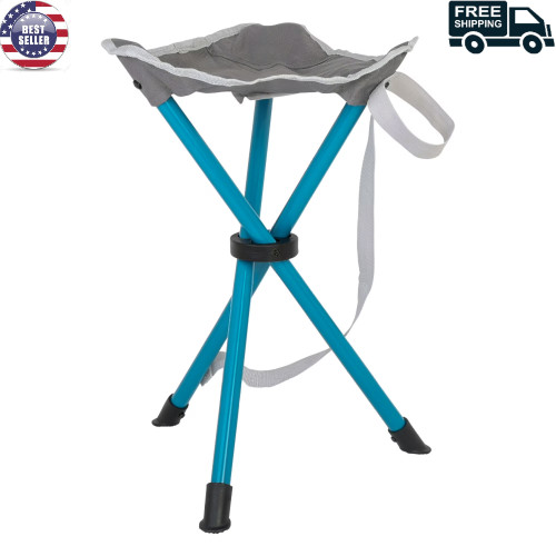 Lightweight Portable Camping Stool Foldable Tripod Chair Easy Carry Sturdy New