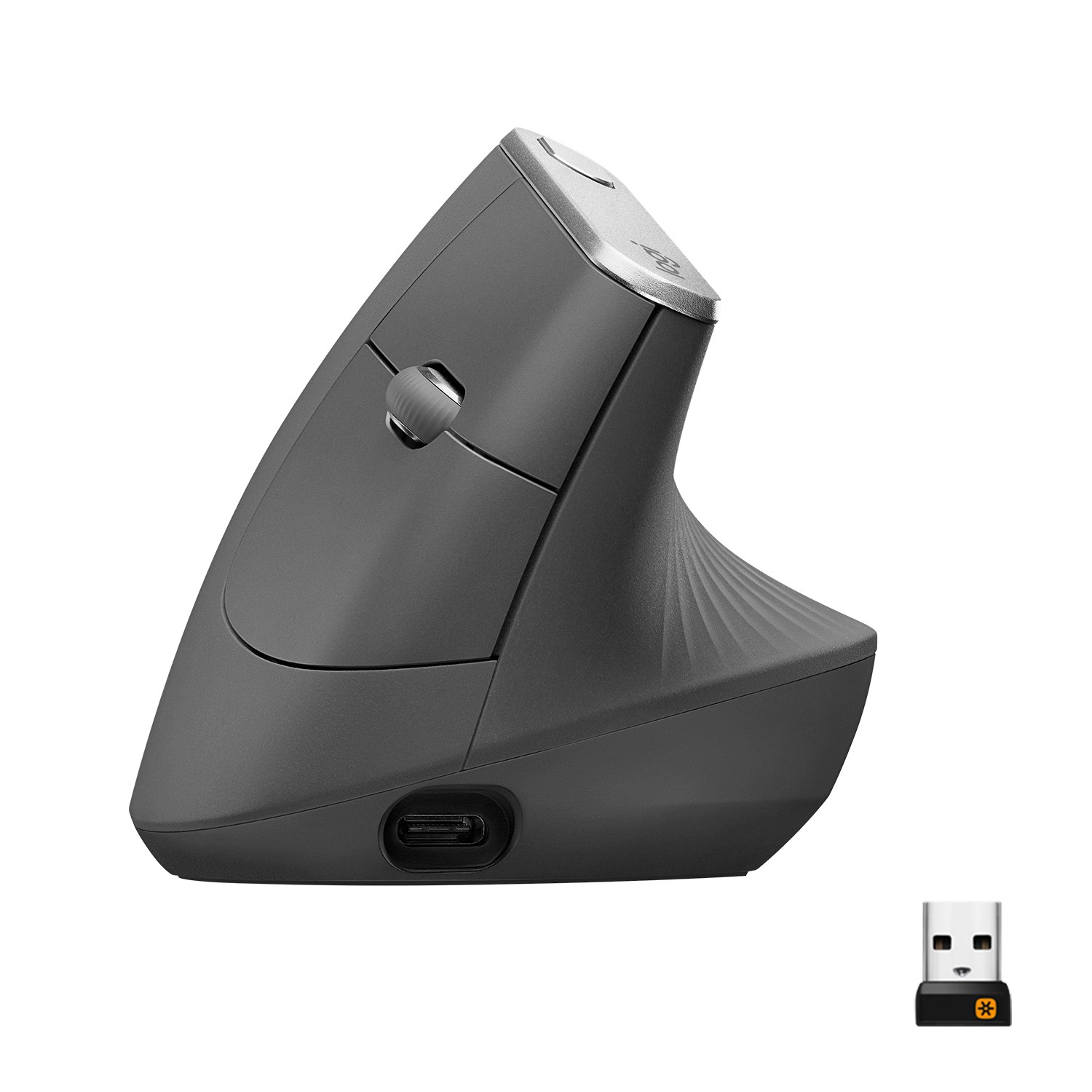 Logitech MX Vertical Wireless Mouse – Ergonomic Design, Rechargeable