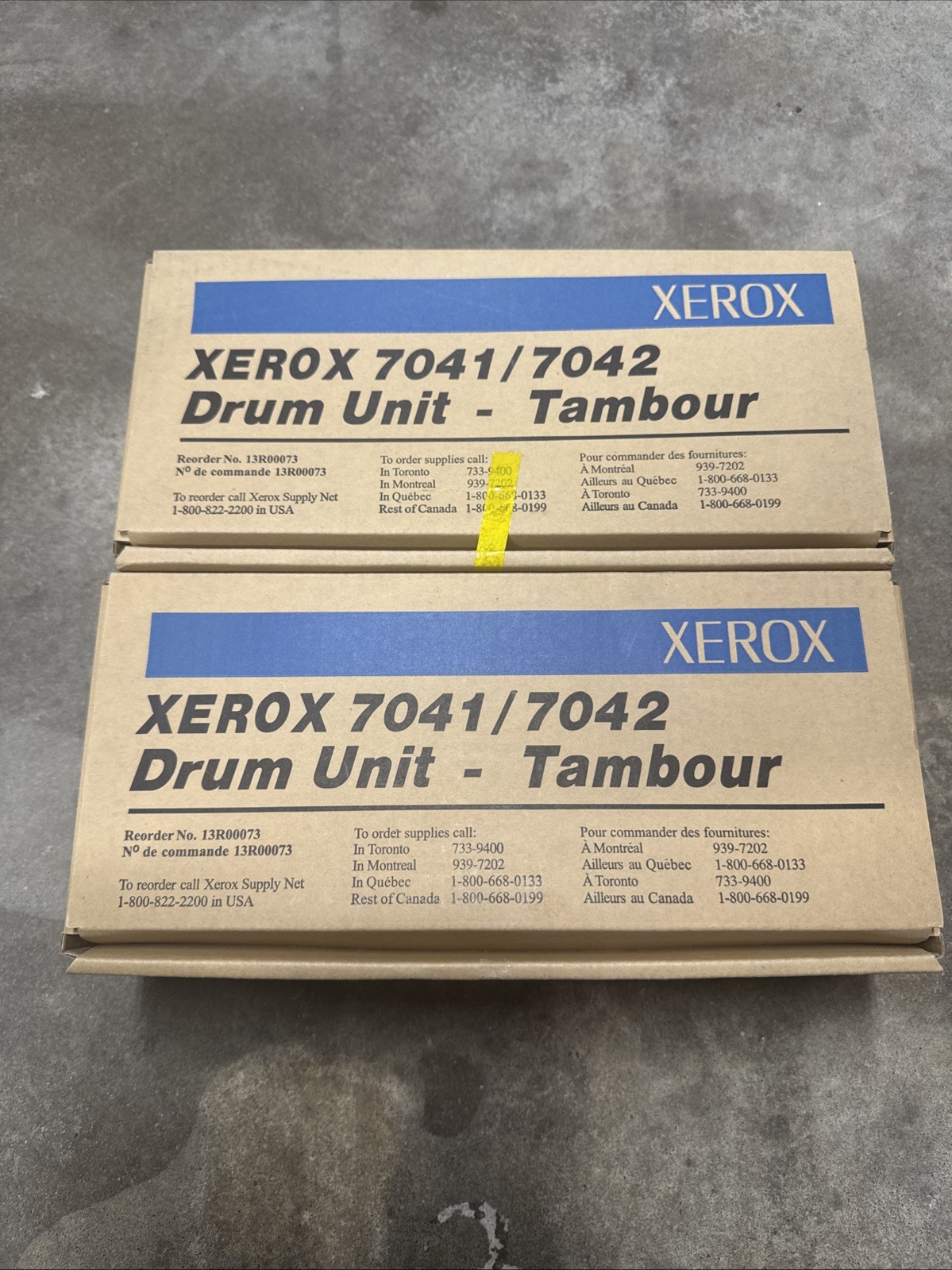 Genuine Xerox 13R00073 7041/7042 Drum Unit NEW UNUSED SEALED Lot Of 2
