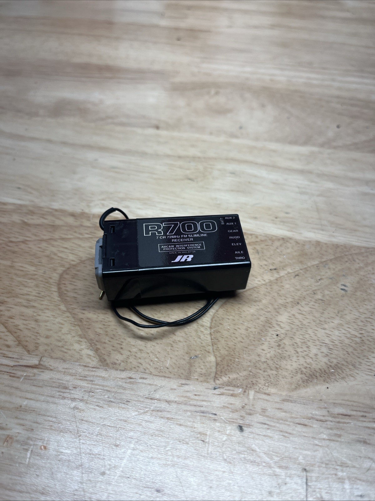 JR R700 7 Channel FM Slimline Receiver 72mhz ch55