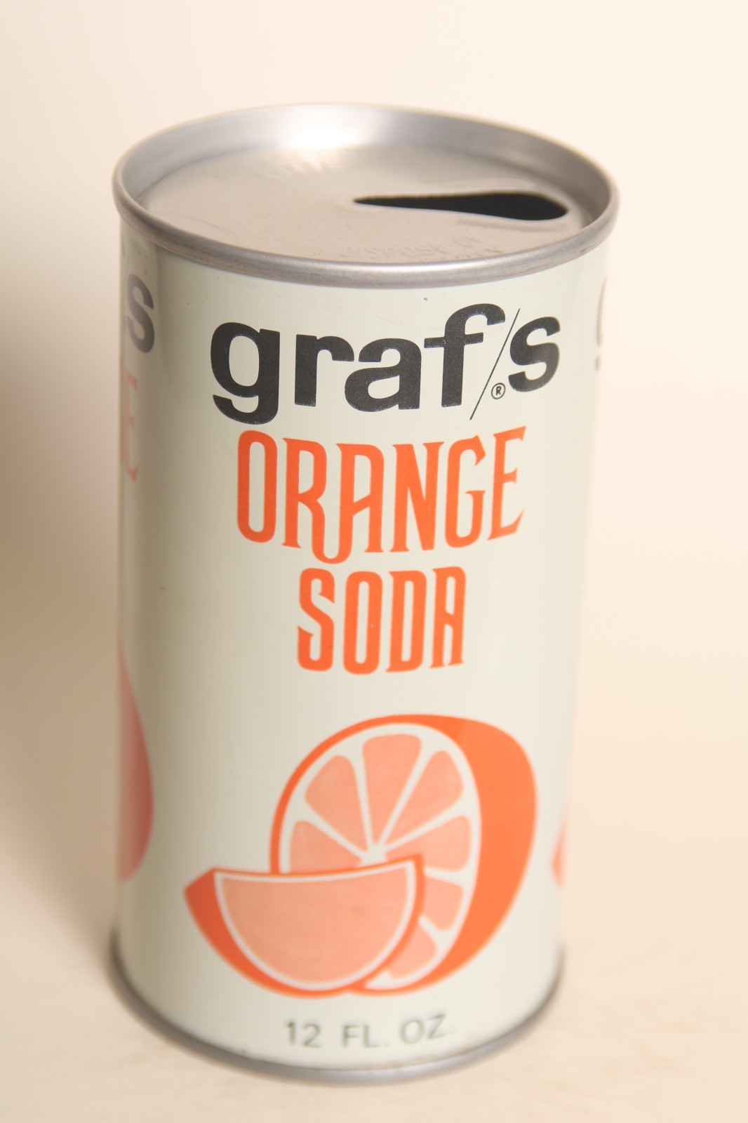 Graf/s Orange soda can - 12oz