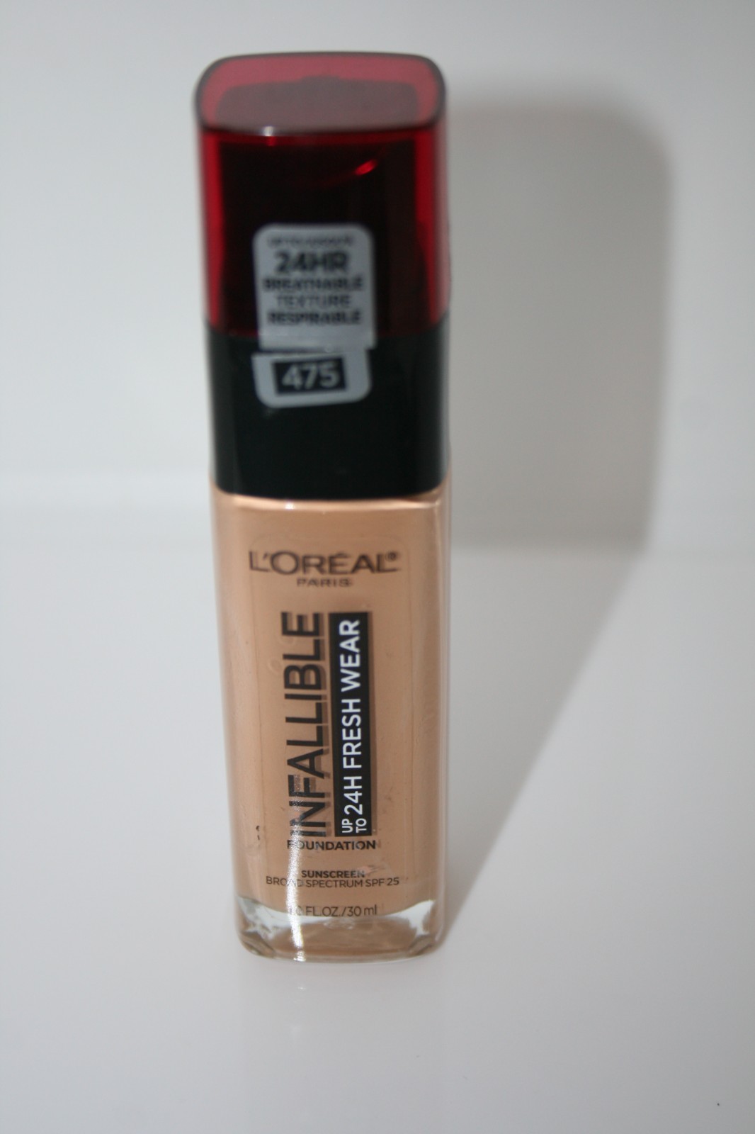 L'oreal Infallible 24HR Fresh Wear Foundation    475 Sun Beige