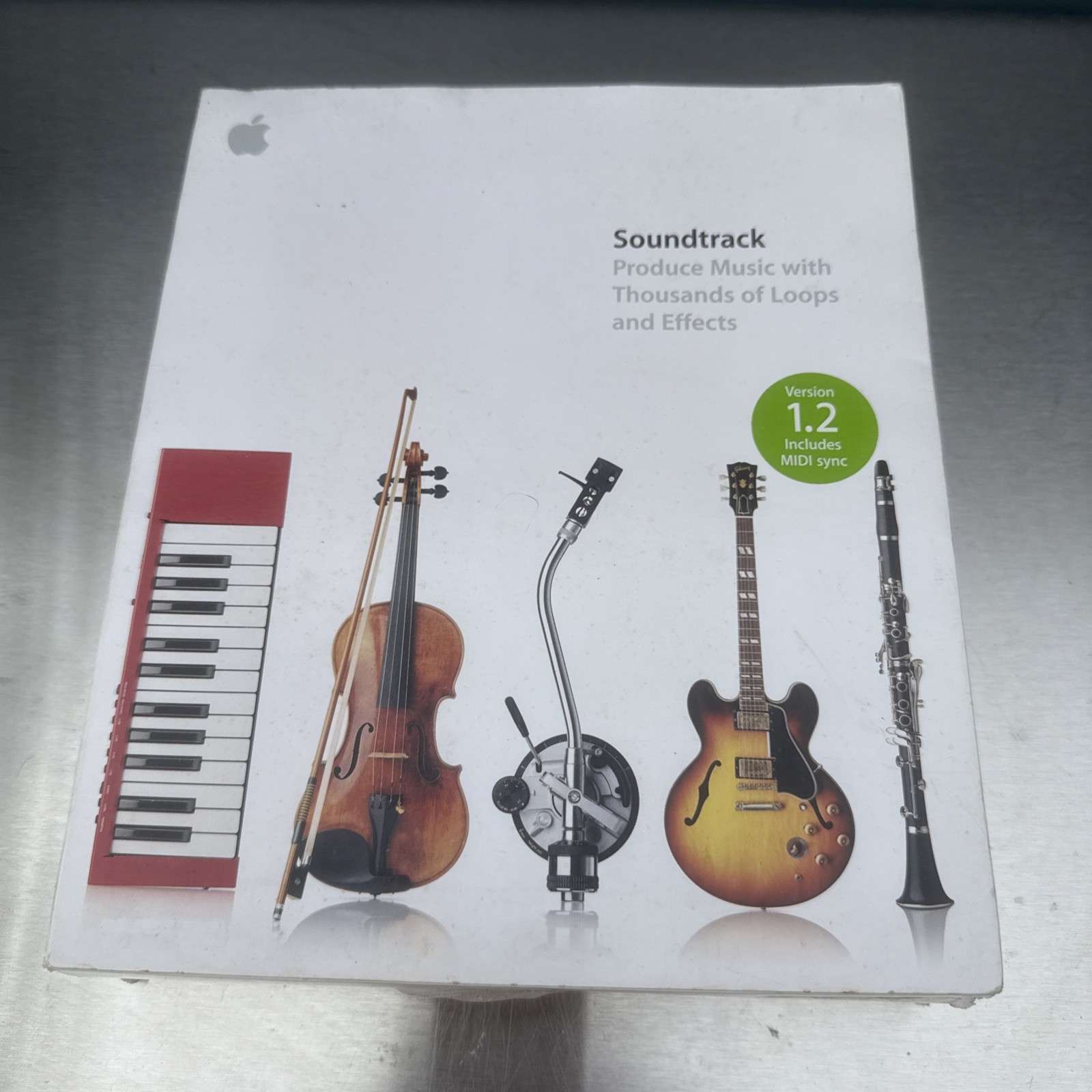 Apple Soundtrack Music Production Software 1.2 MIDI Sync M9301Z/B Loops 2004