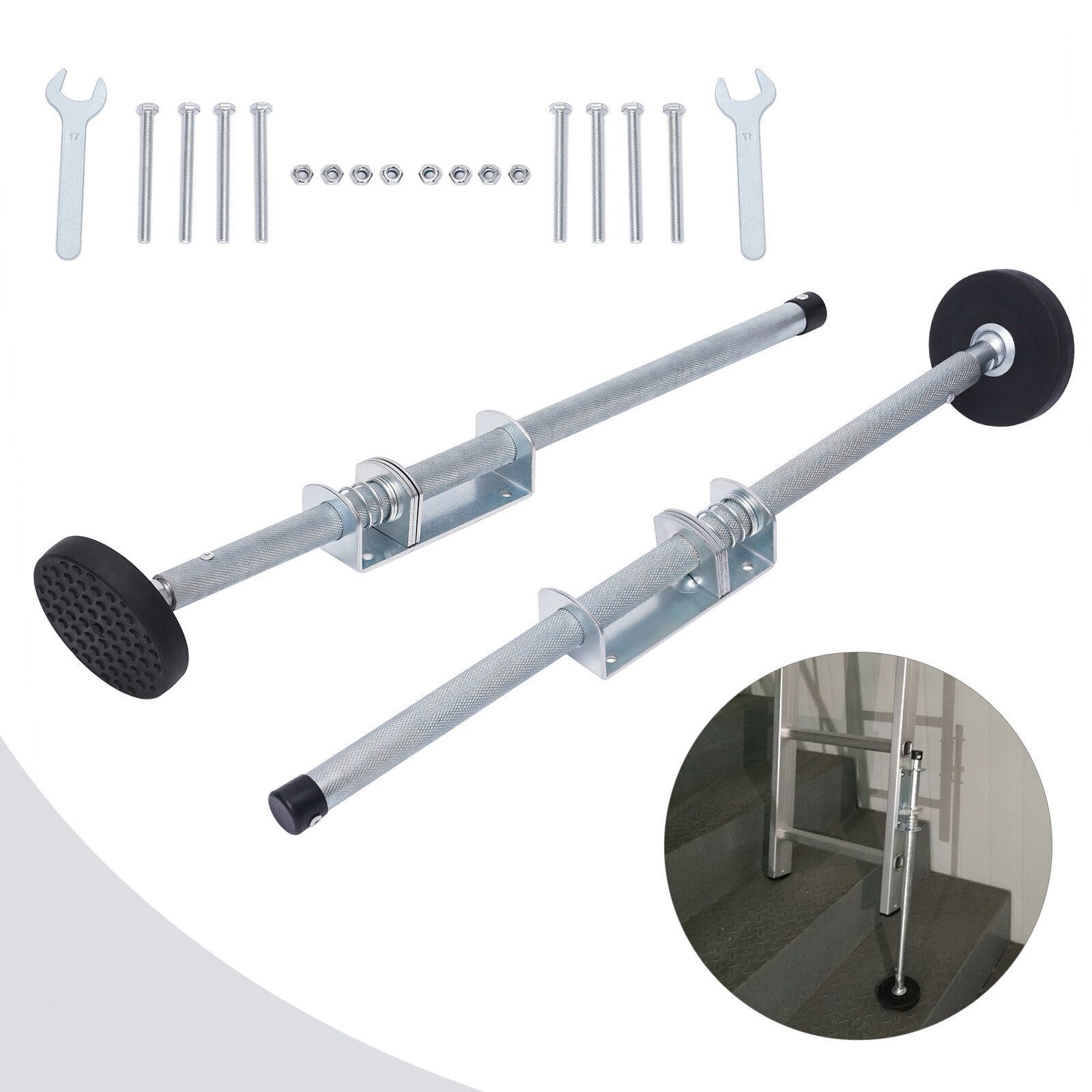 Extension Ladder Leveler Leg Stabilizer Ground Leveling Tool 330 LBS Adjustable