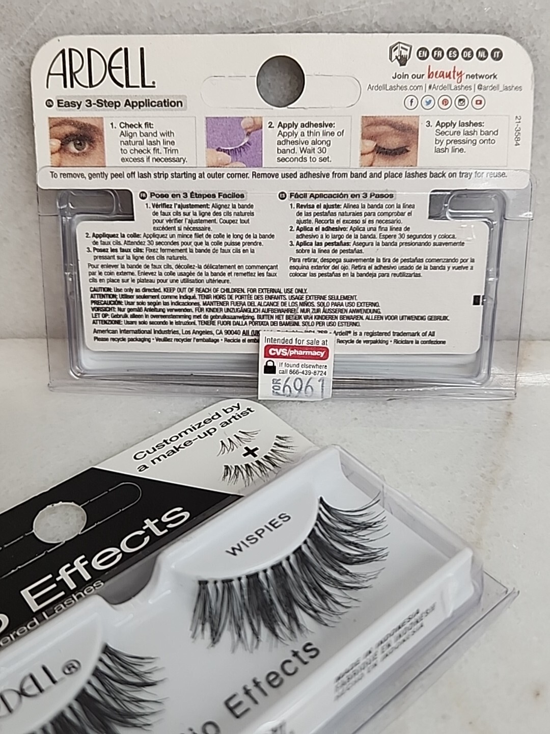 2 Ardell Studio Effects Pro Designed Layered Lashes - Wispies