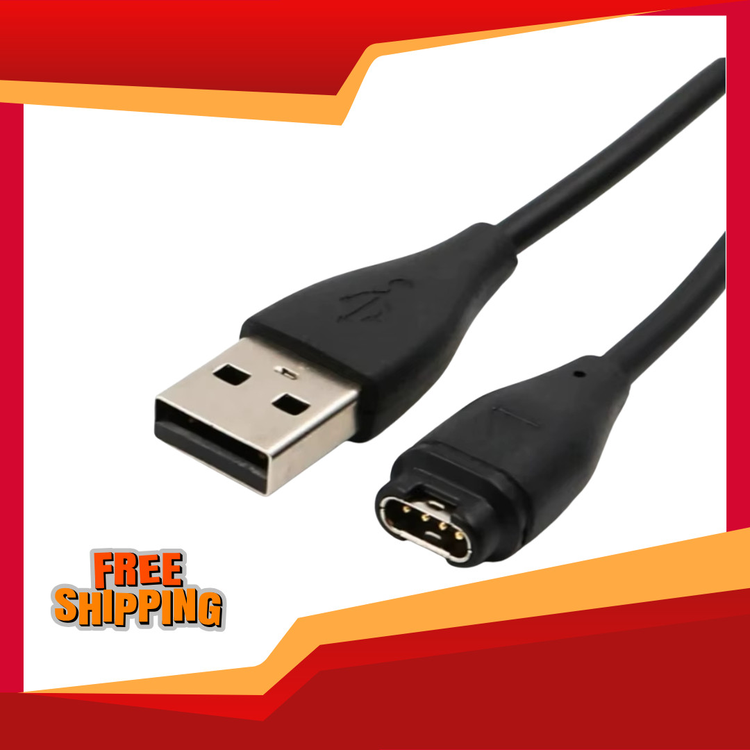 USB Charger Charging Cable Cord For Garmin Forerunner 45 55 245 255 265 745 945