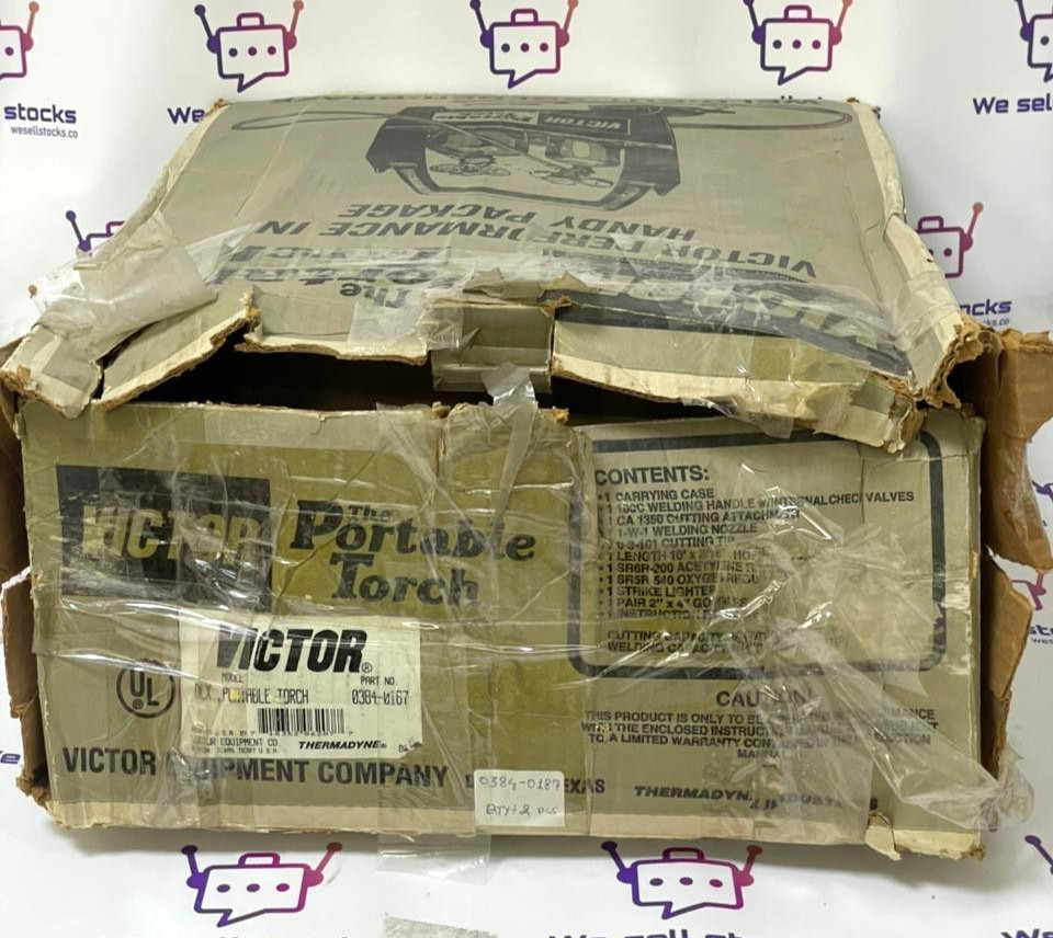 VICTOR 0384-0187 Portable Torch Kit (Incomplete Box)