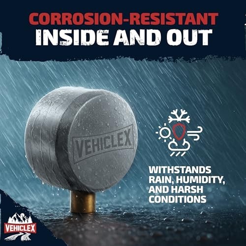 Heavy-Duty 4-Pack Puck Lock Set - Keyed Alike, Rust-Resistant Security for Trail