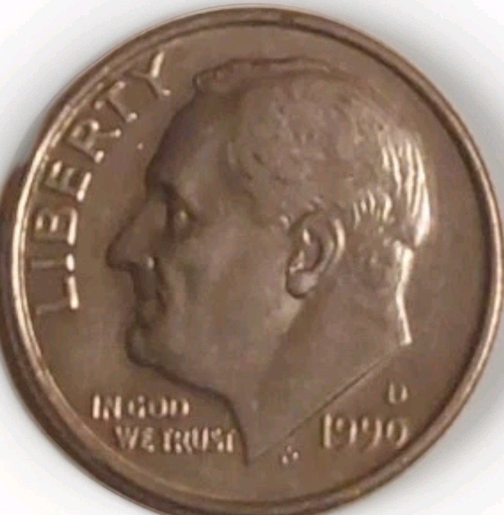 1990-D Roosevelt Dime Ten Cent Coin BU Uncirculated Free Post Tracking