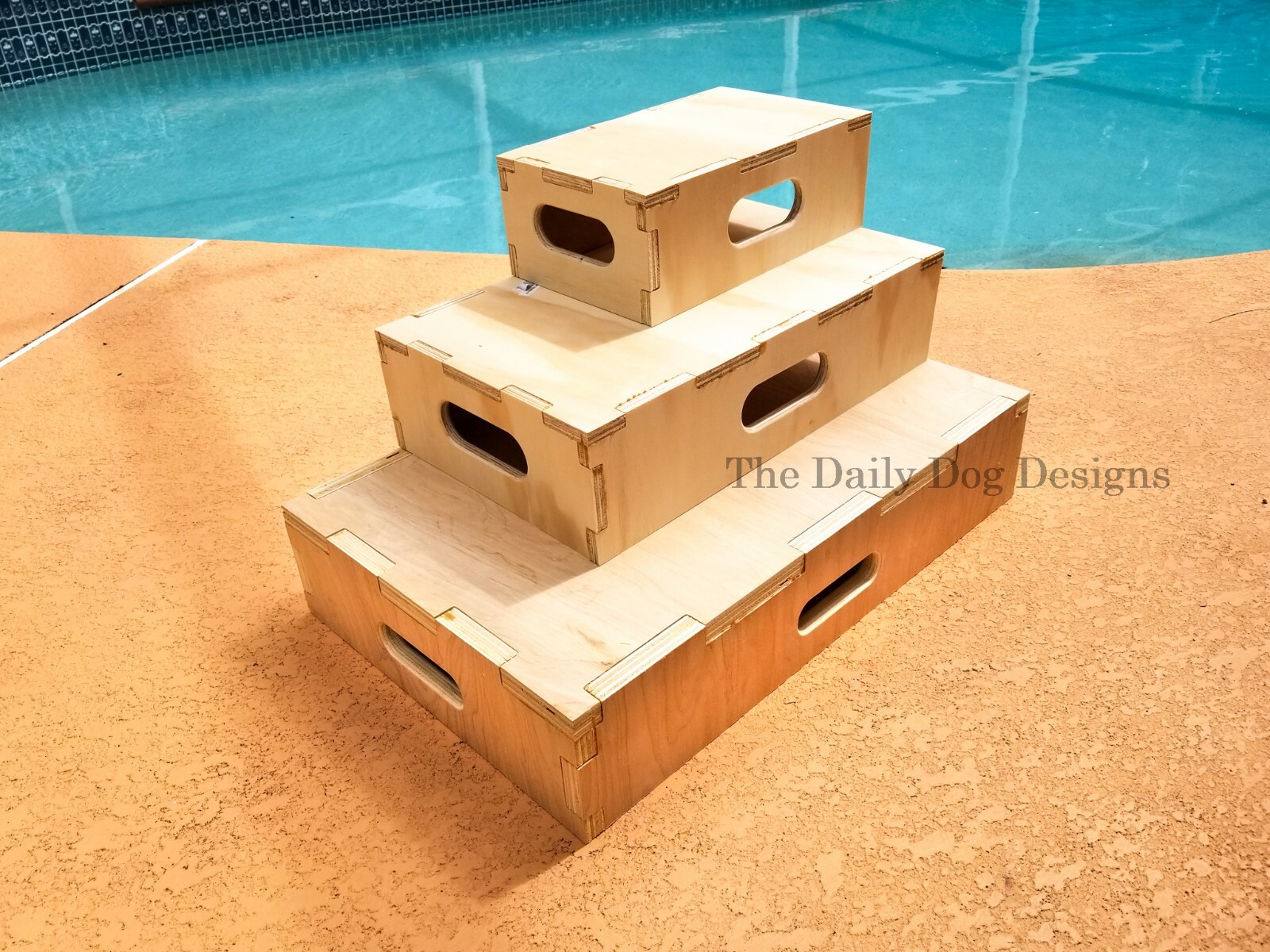 Dog Training Box Solid Wood w/Handles Obedience Shaping Place Box Dog Trainers