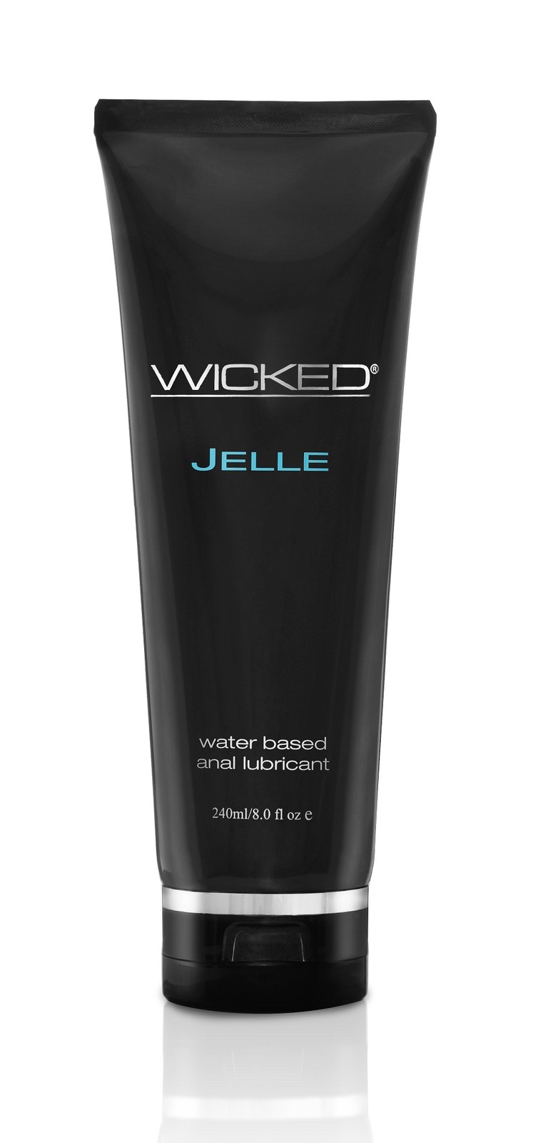 Wicked Jelle Anal Lubricant - 8 fl oz Water Based Lube
