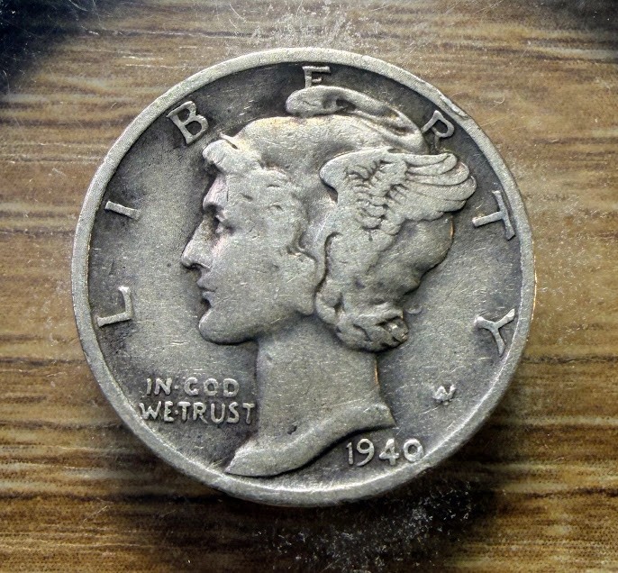1940-D Mercury Dime - Actual Silver Coin Shown - Free Shipping & Tracking INV386