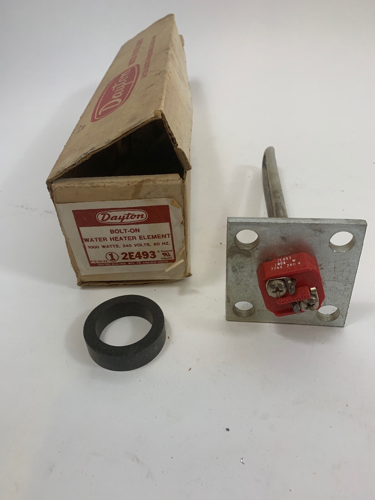 Dayton Water Heater 2E493 1000 Watts 240V Bolt in